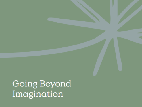 going beyond imagination brochure front cover